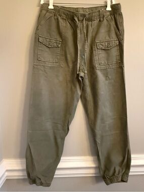 Aerie double pocket utility joggers, VGUC, green, medium
